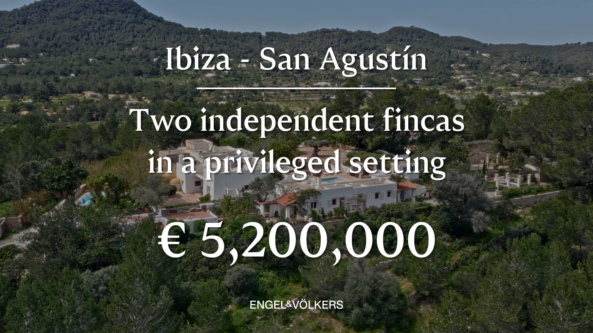 San Agustin - Two independent fincas in a privileged setting