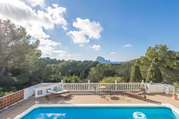 Traditional villa with stunning Es Vedrà views