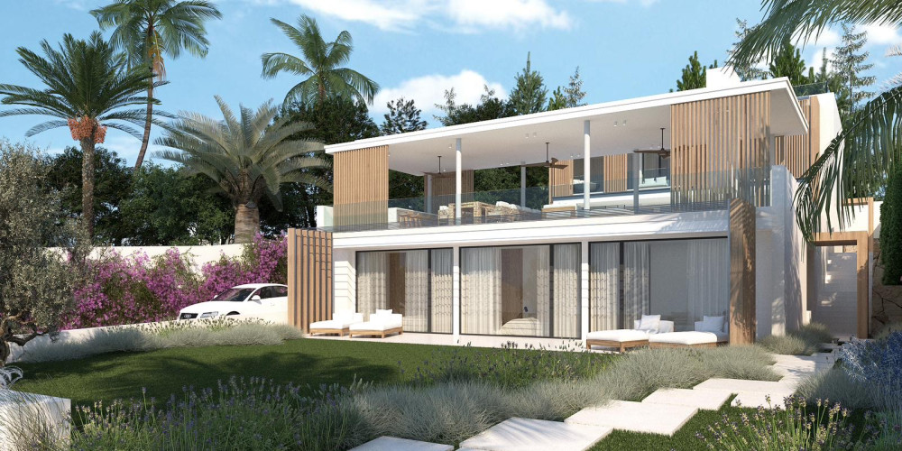 Modern villa under construction with sea views - 3