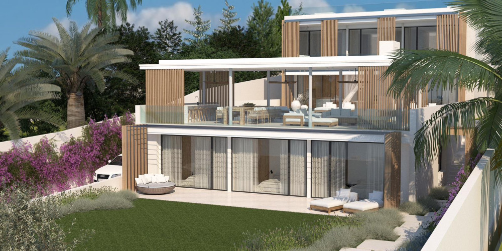 Modern villa under construction with sea views - 4