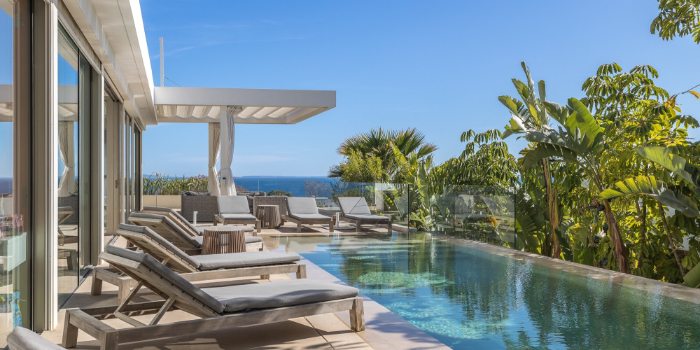 Moderne Villa mit 180º Panoramablick auf das Meer in Cap Martinet - 5