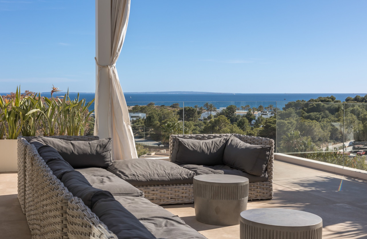 Moderne Villa mit 180º Panoramablick auf das Meer in Cap Martinet - 32