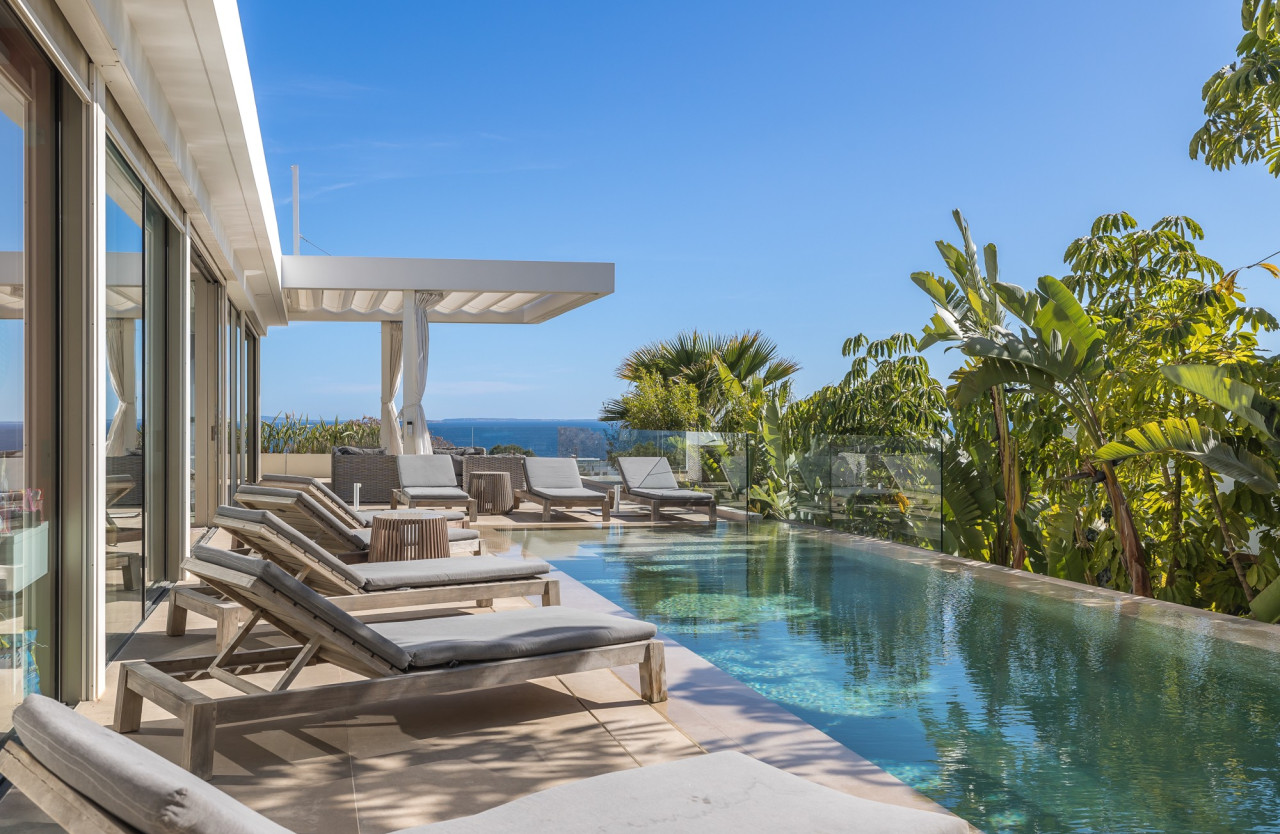 Moderne Villa mit 180º Panoramablick auf das Meer in Cap Martinet - 30