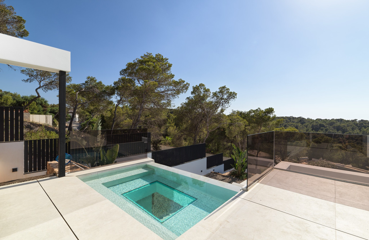 Nueva villa con piscina en cascada y vistas a la puesta de sol - 18