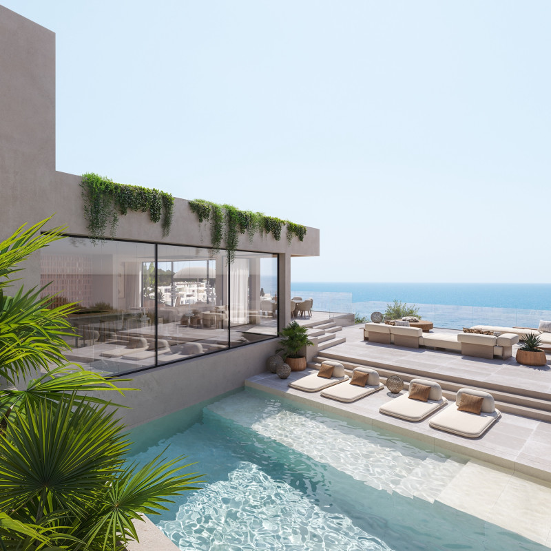 Proyecto de villas de lujo de obra nueva con vistas al mar - 2