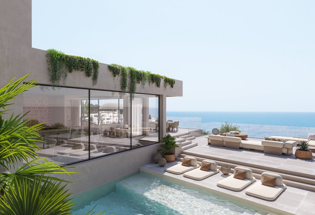 Proyecto de villas de lujo de obra nueva con vistas al mar - 2