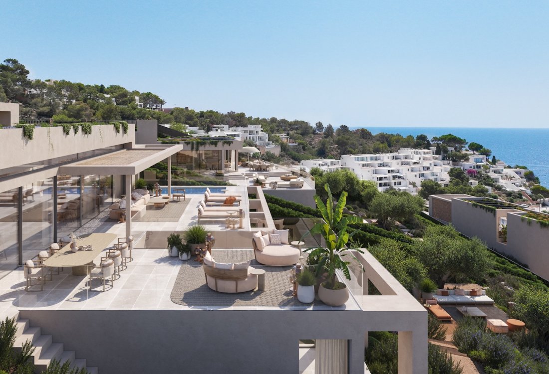 Proyecto de villas de lujo de obra nueva con vistas al mar - 4