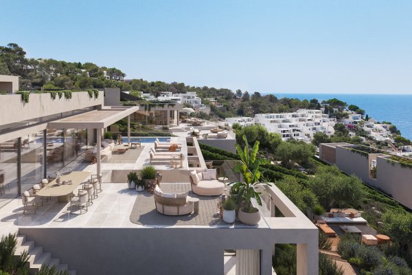 Proyecto de villas de lujo de obra nueva con vistas al mar - 4