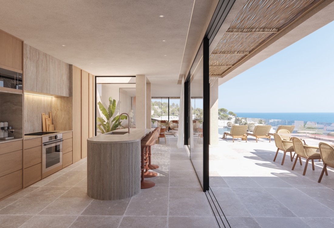 Proyecto de villas de lujo de obra nueva con vistas al mar - 7