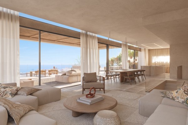 Proyecto de villas de lujo de obra nueva con vistas al mar - 3