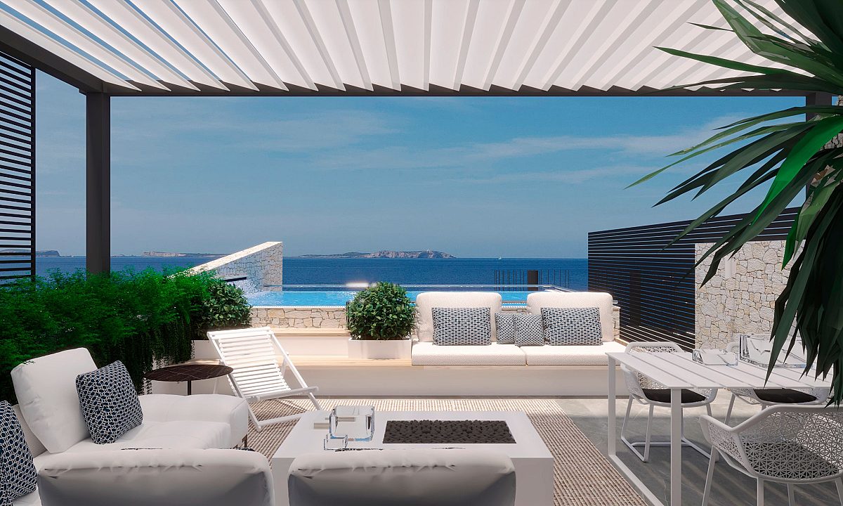Luxuswohnungen in erster Meereslinie auf der Westküste von Ibiza - 1