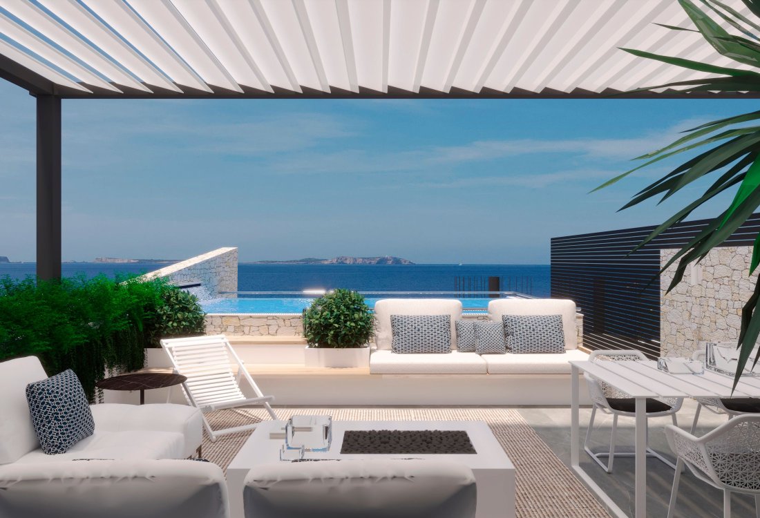 Luxury seafront apartments on the west coast of Ibiza - 1