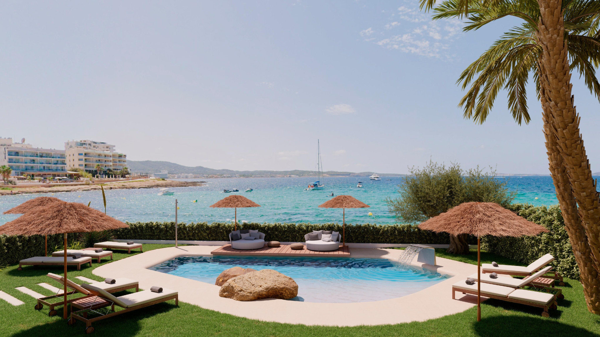 Exclusivas viviendas en primera línea de mar en la costa oeste de Ibiza - 14