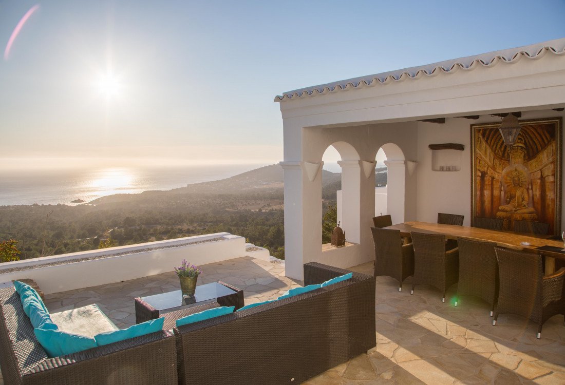 Casa de estilo ibicenco con vistas al legendario Es Vedra - 7