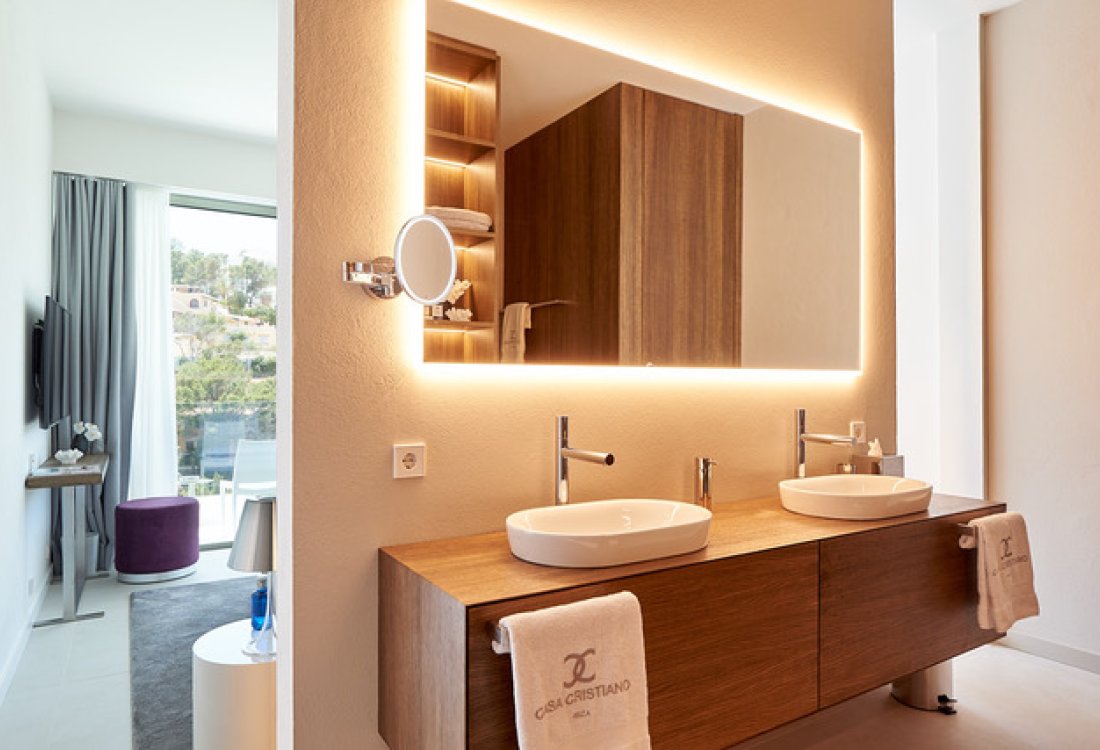 Luxury villa close to Cala Moli with sea and sunset-view - 14