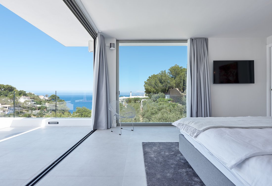 Villa de lujo cerca de Cala Moli con vistas al mar y al atardecer - 3