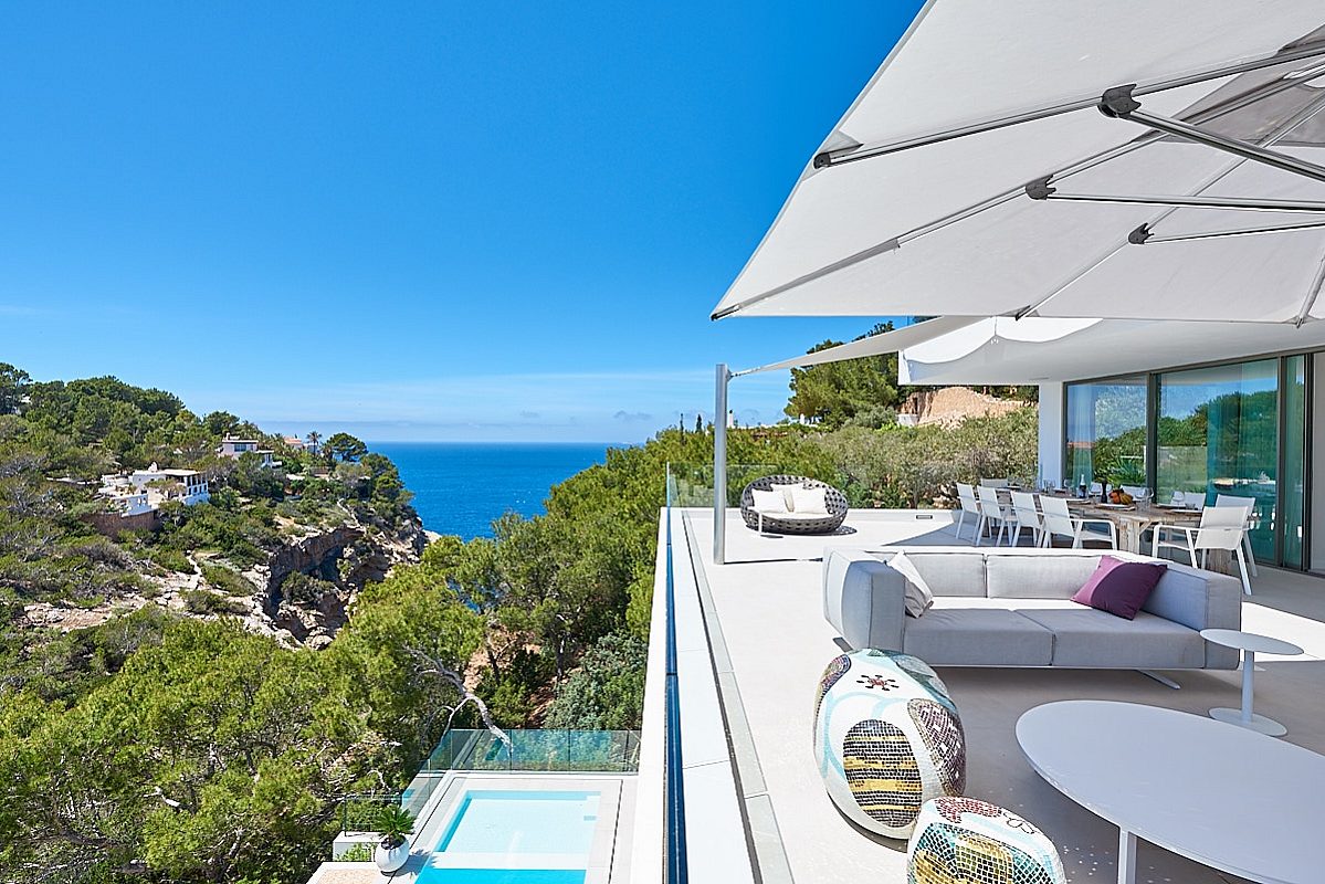 Villa de lujo cerca de Cala Moli con vistas al mar y al atardecer - 2