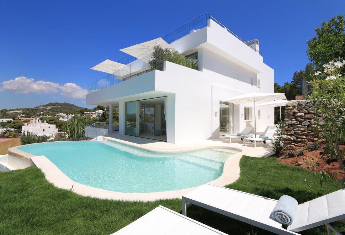 Brandneues Stadthaus mit wundervollen Ausblick auf Ibiza Stadt - 1