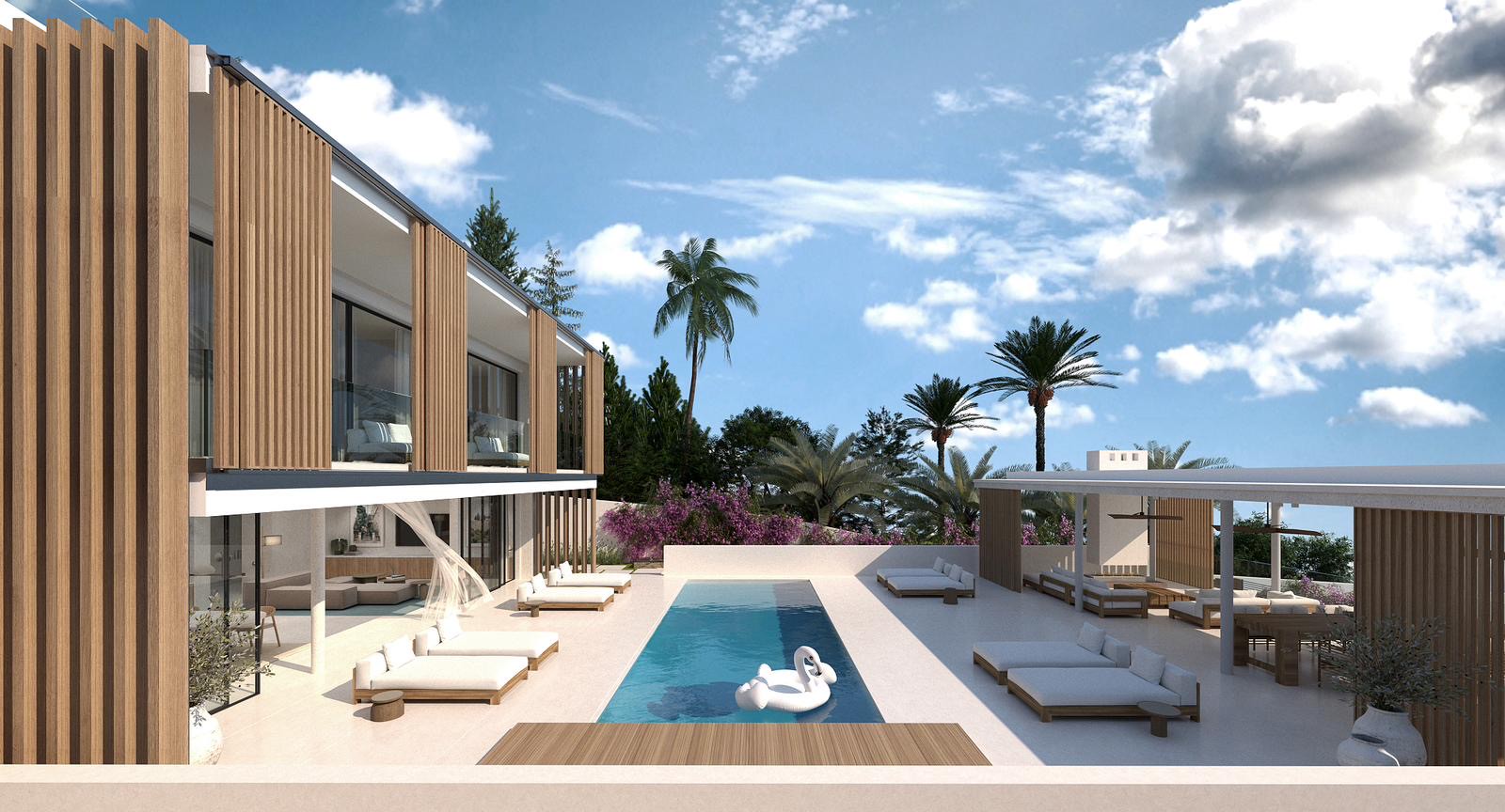 Modern villa under construction with sea views - 9