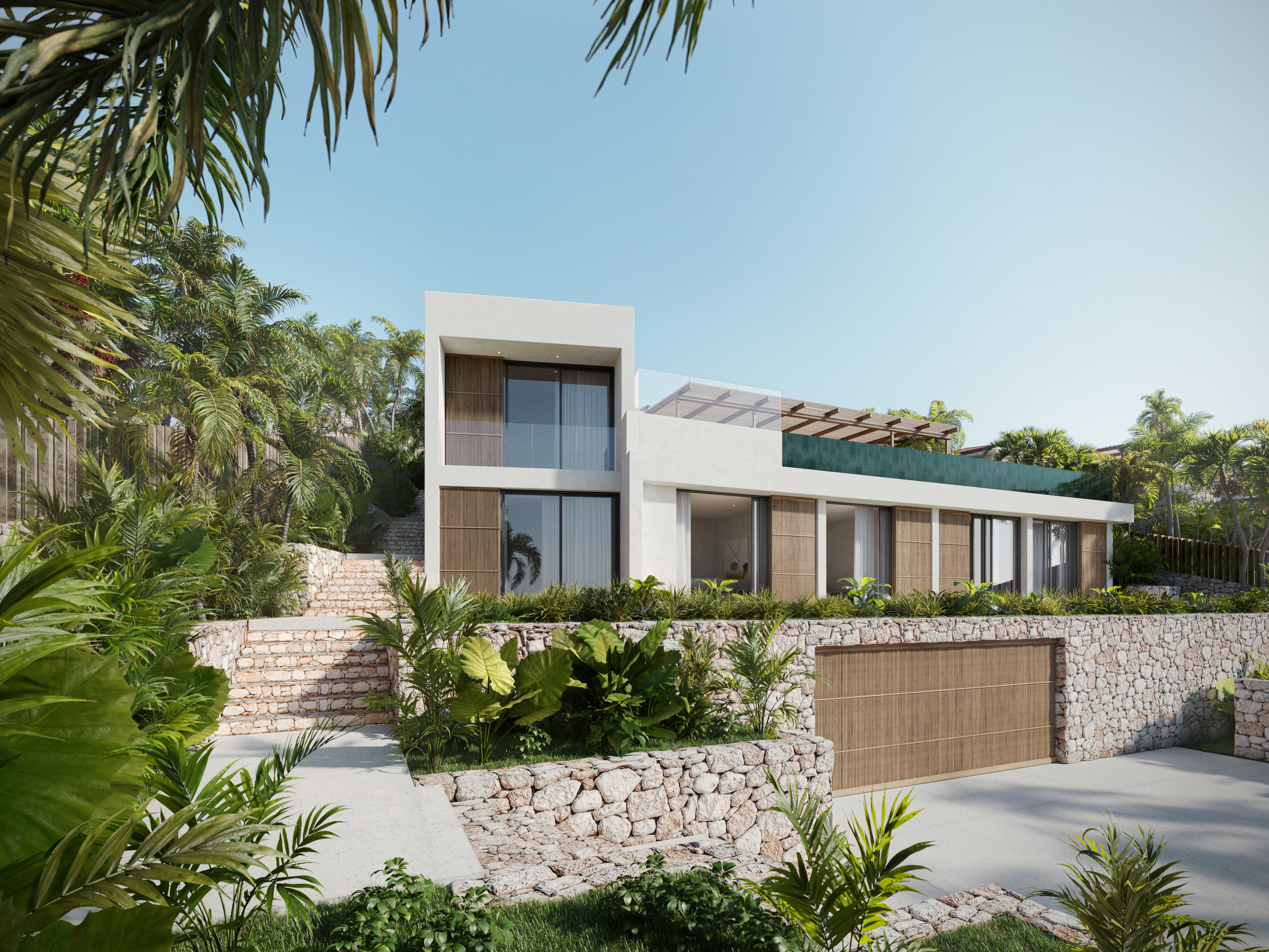 Villa under construction with sea views in Cap Martinet - 9