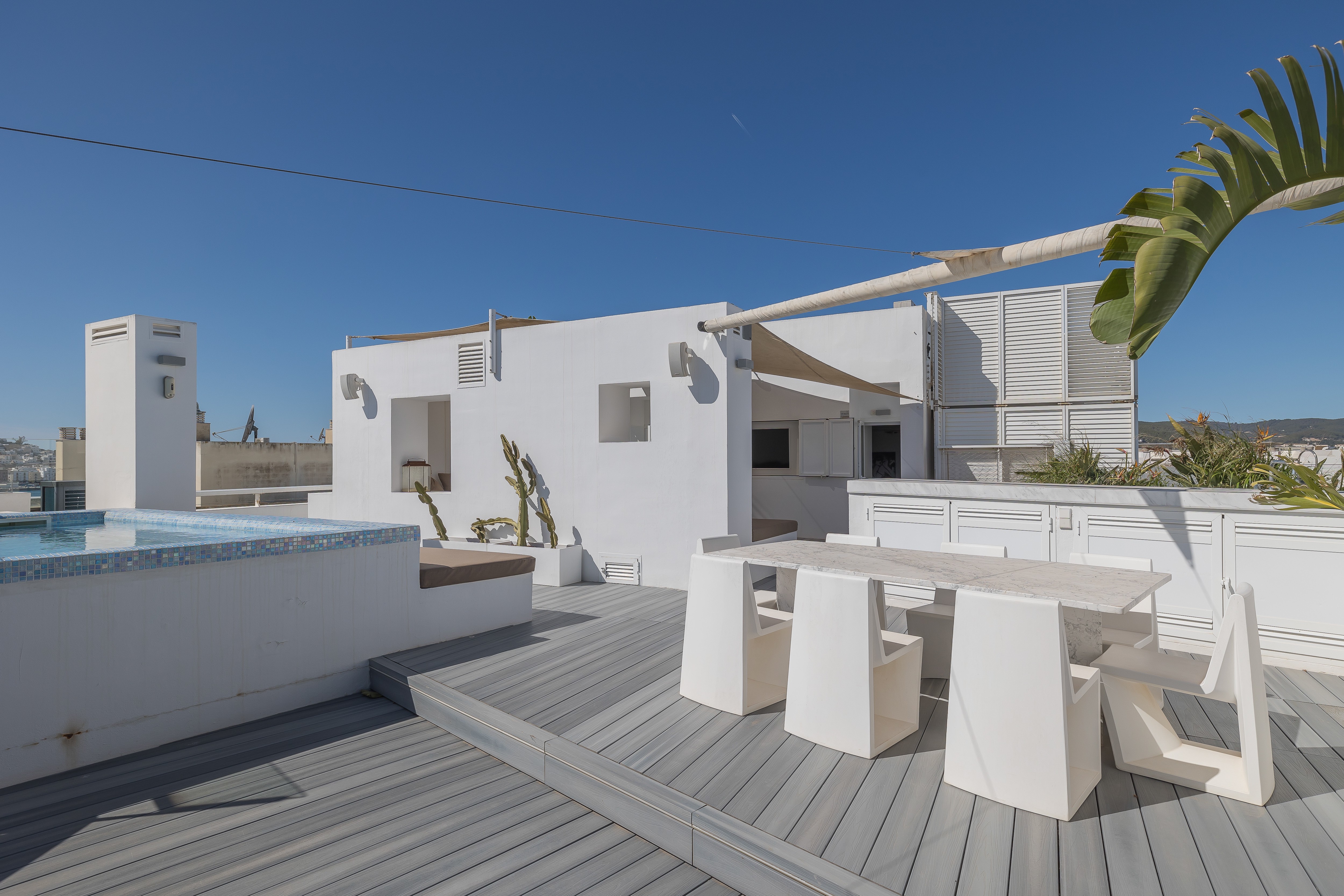 Penthouse mit sehr großer Terrasse und privatem Pool im Patio Blanco - 22