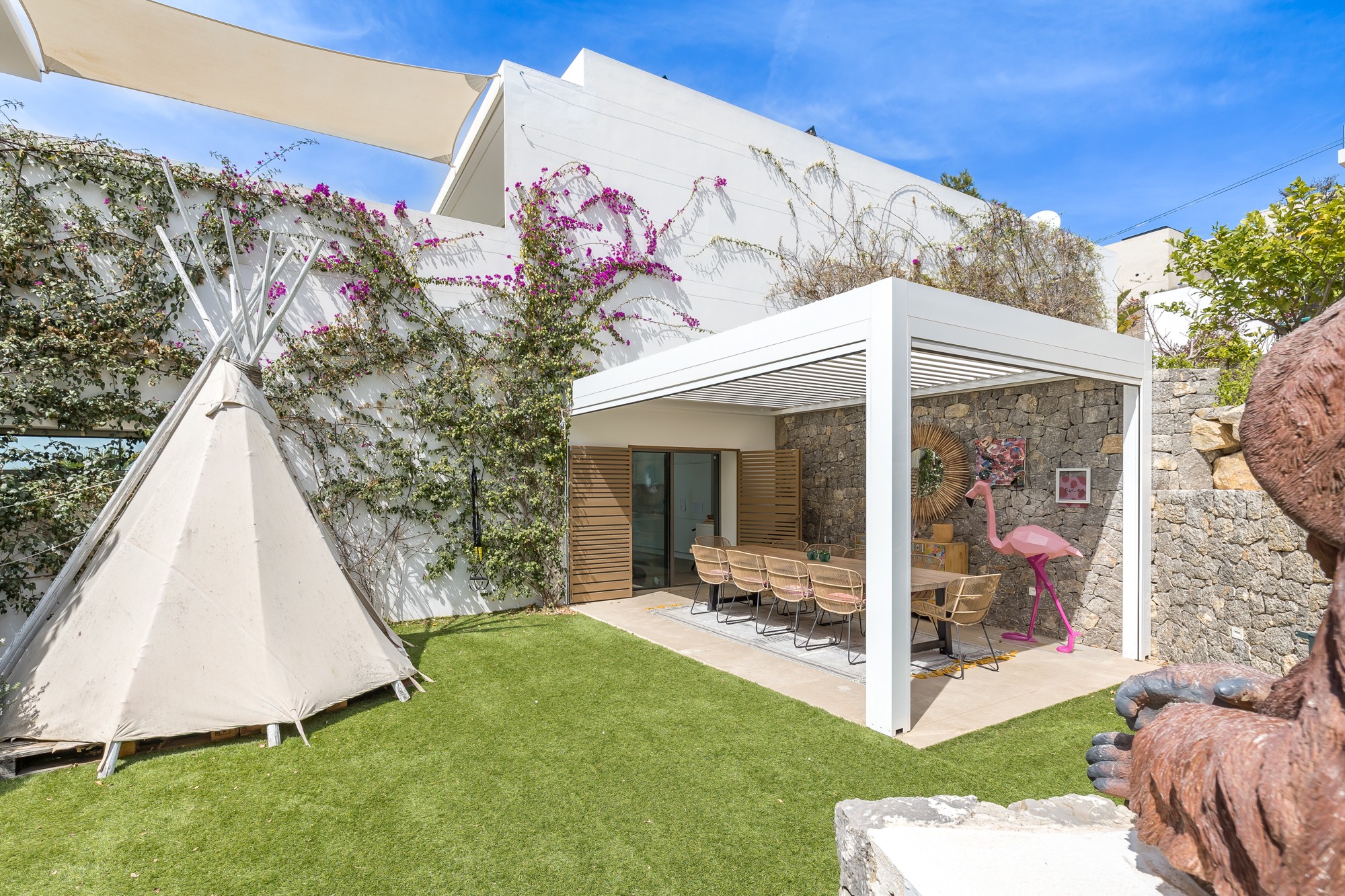 Moderne Villa mit 180º Panoramablick auf das Meer in Cap Martinet - 33