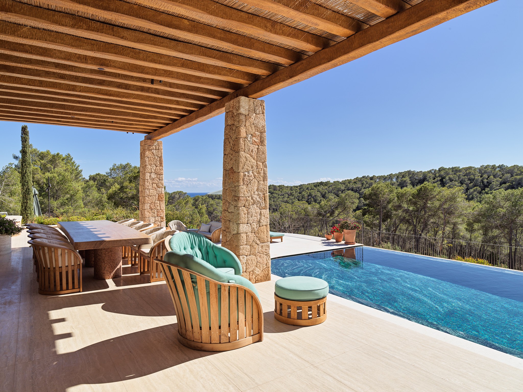 Hervorragende Villa mit Meerblick inmitten der Natur - 4