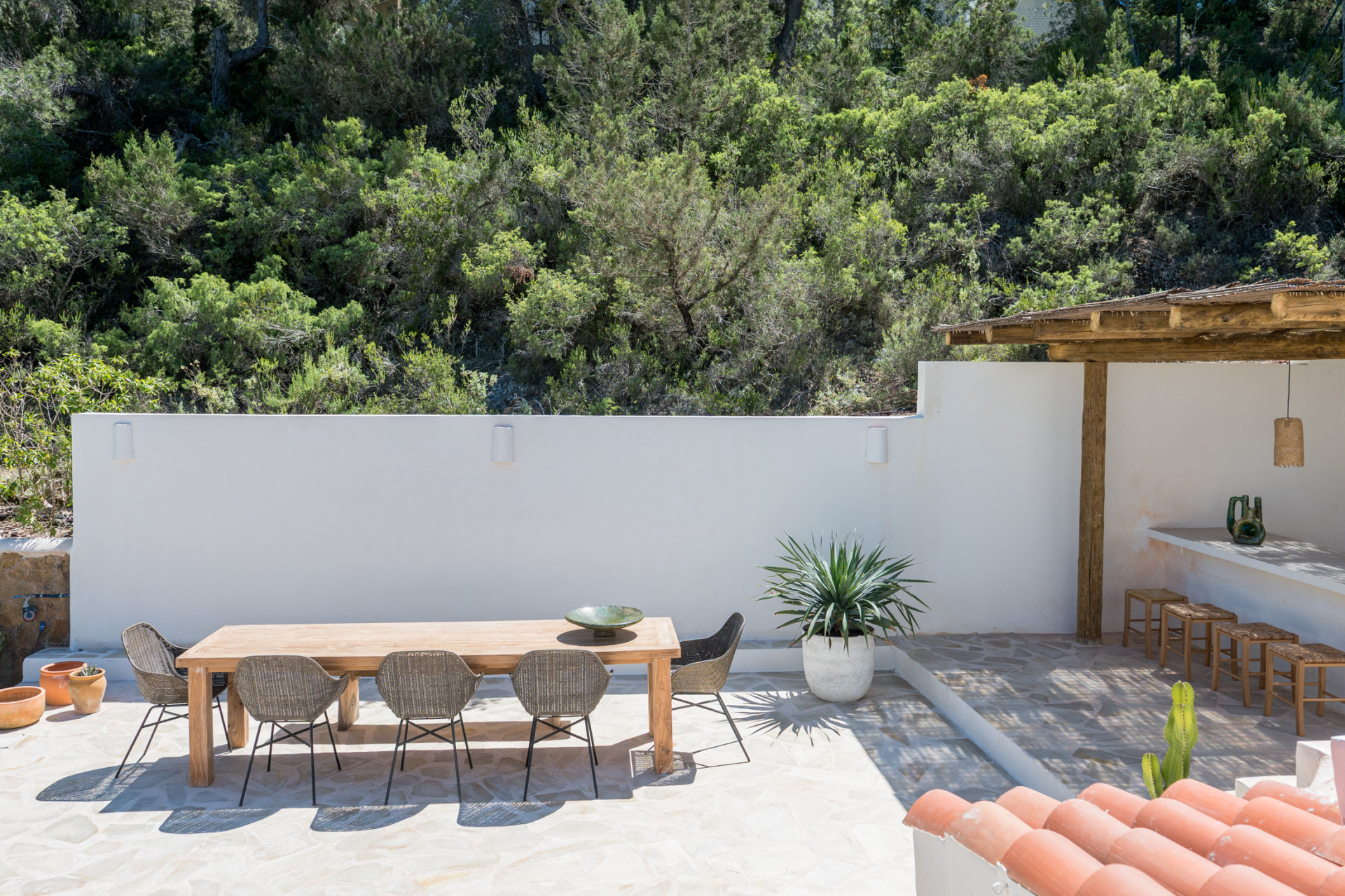 Boho style villa with a view of the sea and the mountains - 26