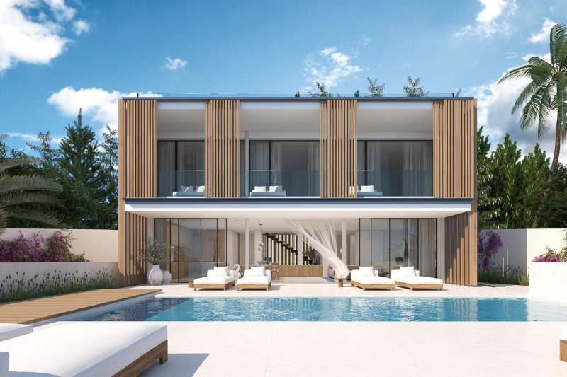 Im Bau befindliche moderne Villa mit Meerblick - 2