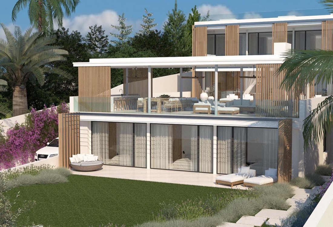 Im Bau befindliche moderne Villa mit Meerblick - 7