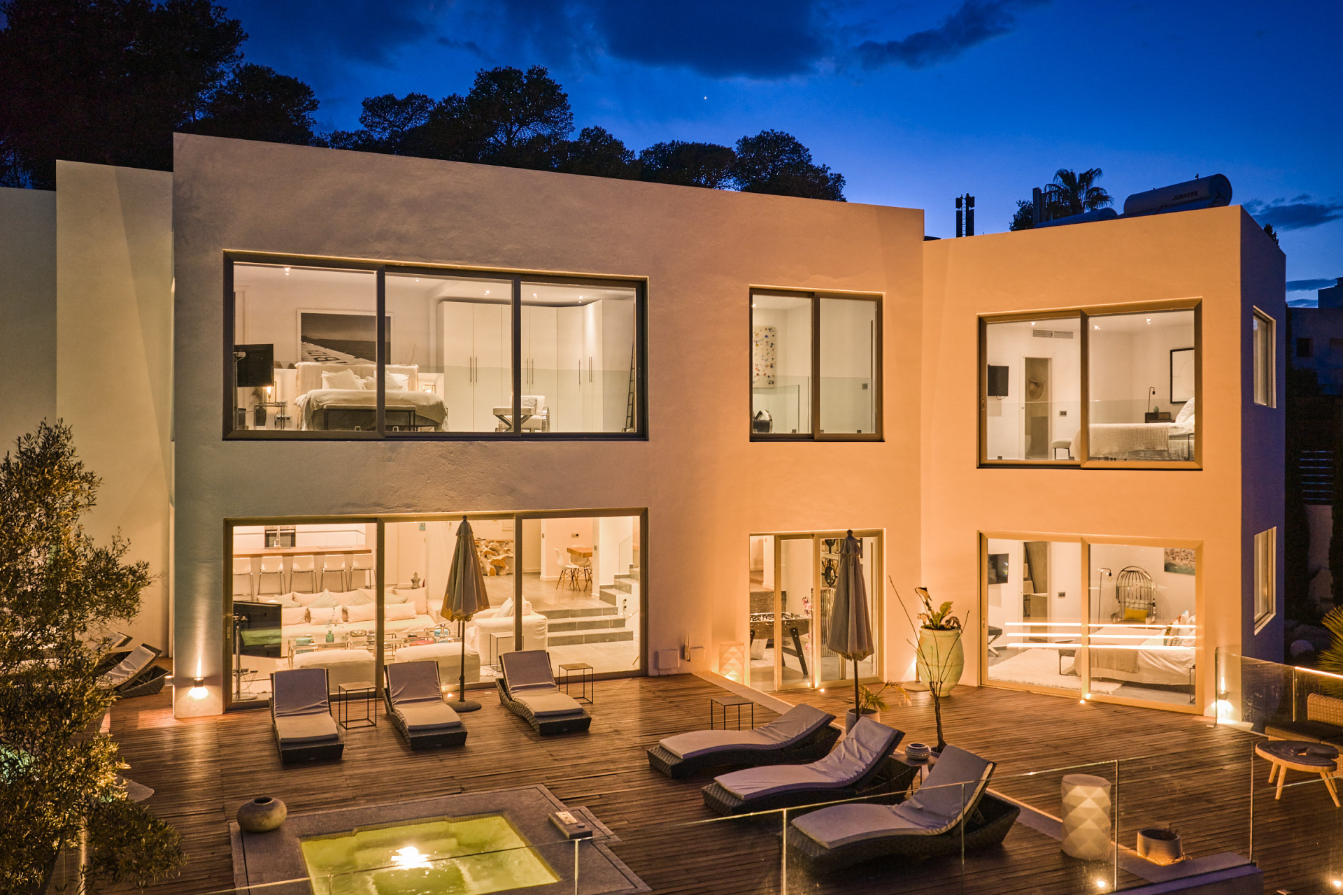 Modern villa with panoramic views in gated community - 22