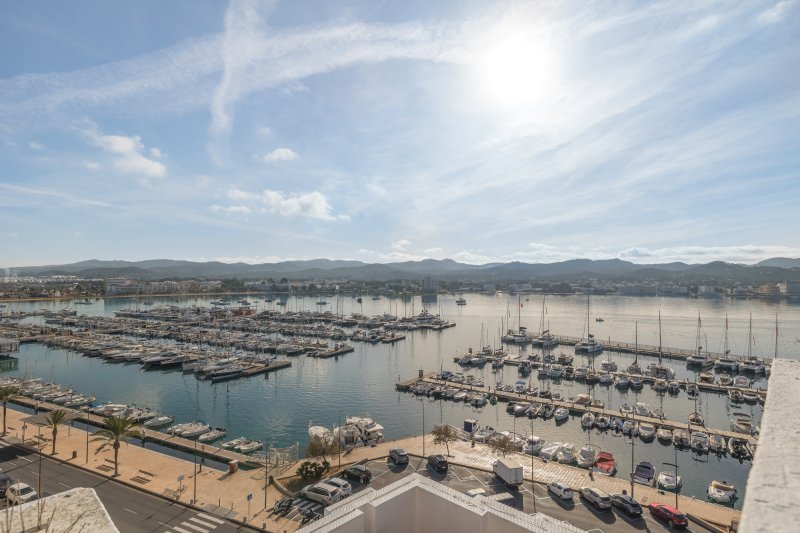 Ático en primera línea del puerto con amplia terraza en la azotea - 1