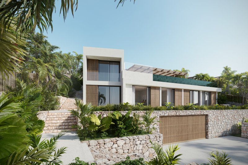 Villa under construction with sea views in Cap Martinet - 3