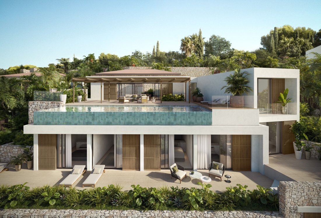 Im Bau befindliche Villa mit Meerblick in Cap Martinet - 17