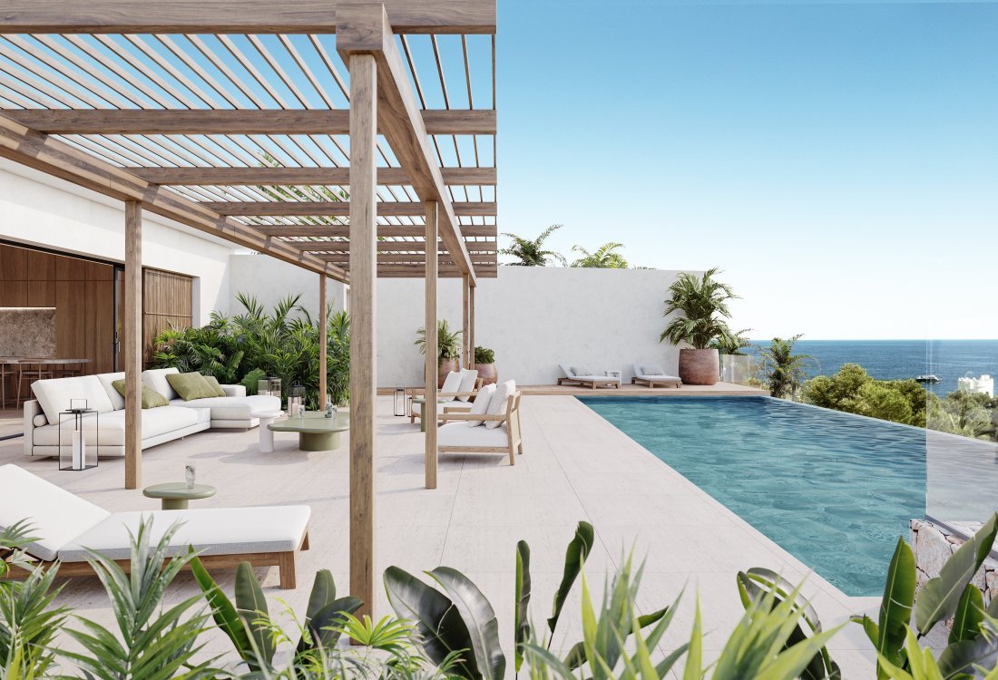 Im Bau befindliche Villa mit Meerblick in Cap Martinet - 5