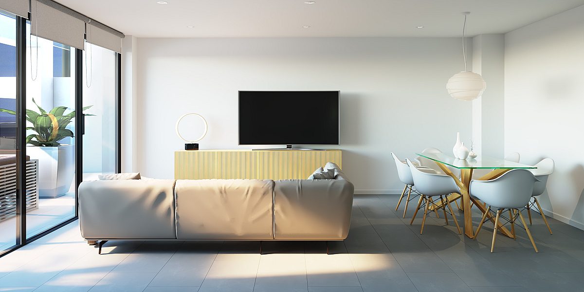 Contemporary new build ground floor apartment with private garden - 8