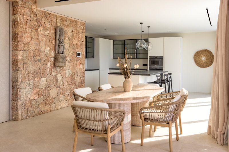 Nueva villa con piscina en cascada y vistas a la puesta de sol - 3