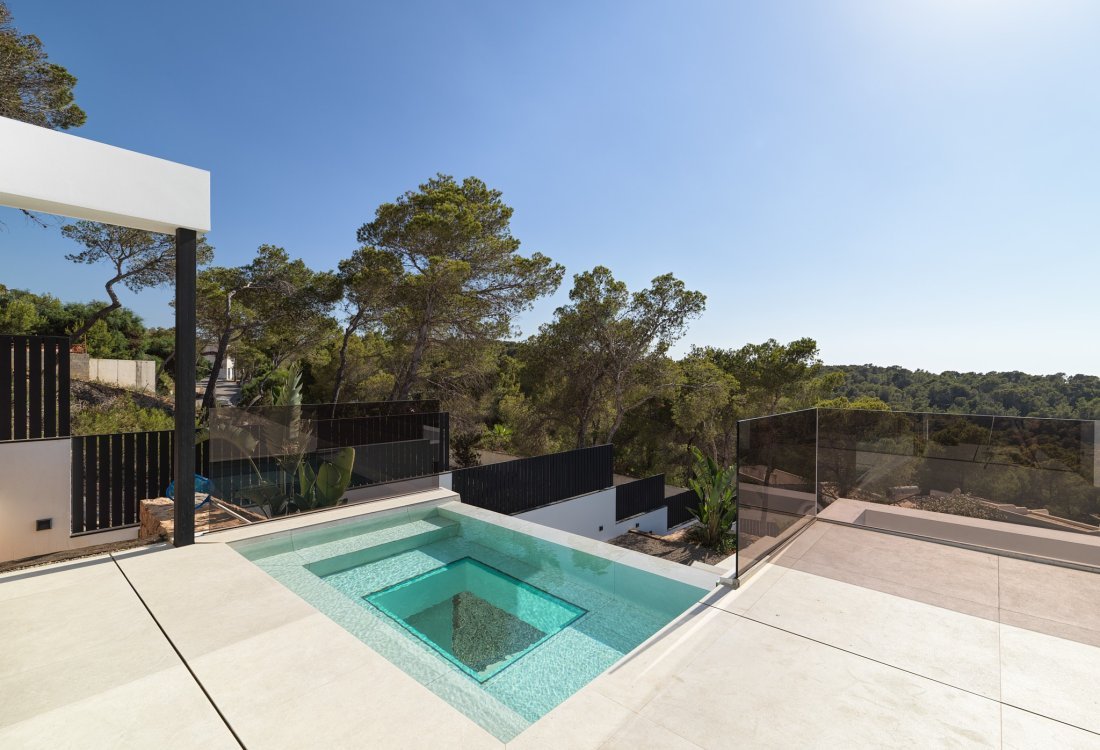 New build villa with waterfall pool and sunset views - 18