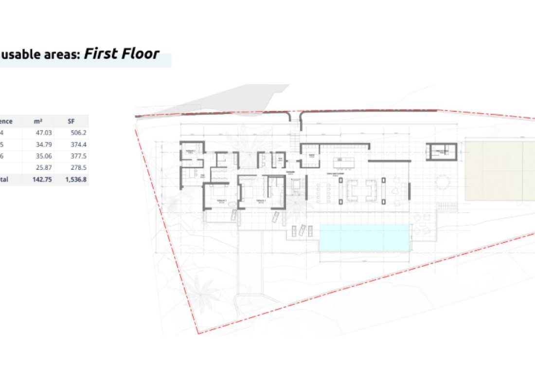 Building plot with sea and sunset views - 18