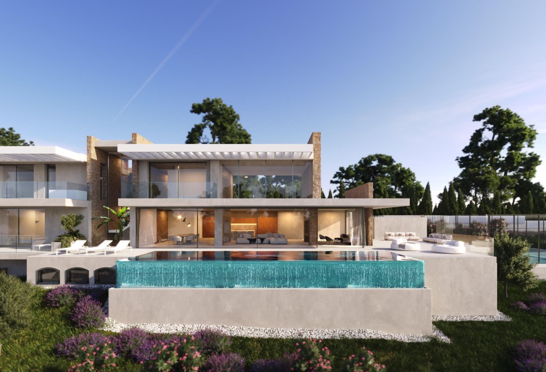 Building plot with sea and sunset views - 1