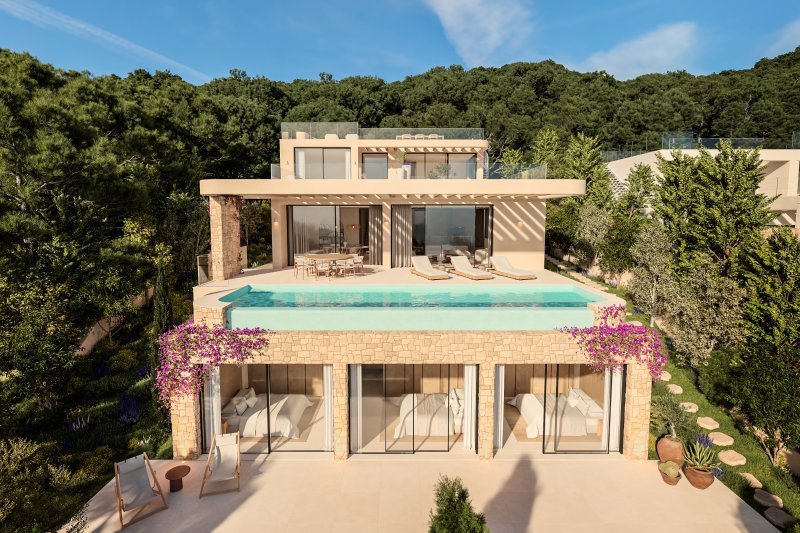 Elegante villa de lujo con vistas al mar - 1