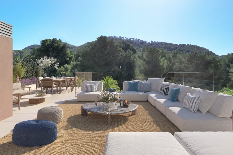 Moderno adosado de obra nueva junto al mar - 2