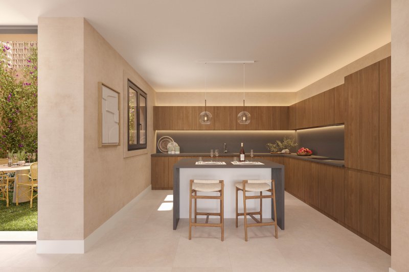 Moderno adosado de obra nueva junto al mar - 4