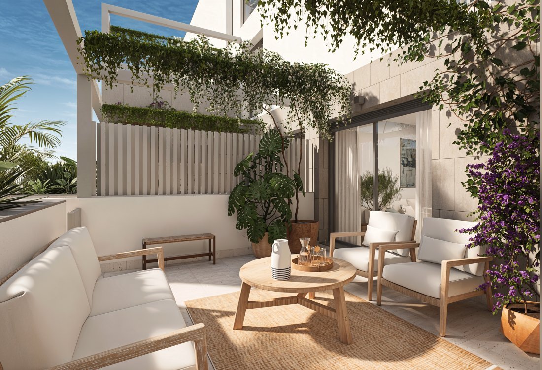 Ground floor flat with garden and direct pool access - 2