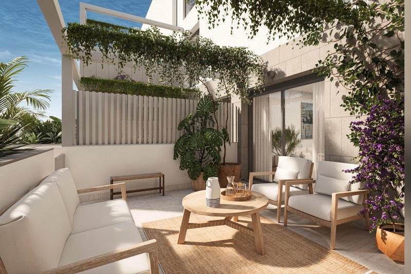 Erdgeschosswohnung mit Garten und direktem Zugang zum Pool - 2