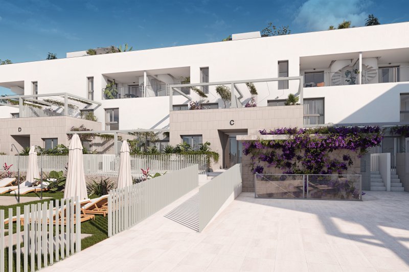 Erdgeschosswohnung mit Garten und direktem Zugang zum Pool - 1