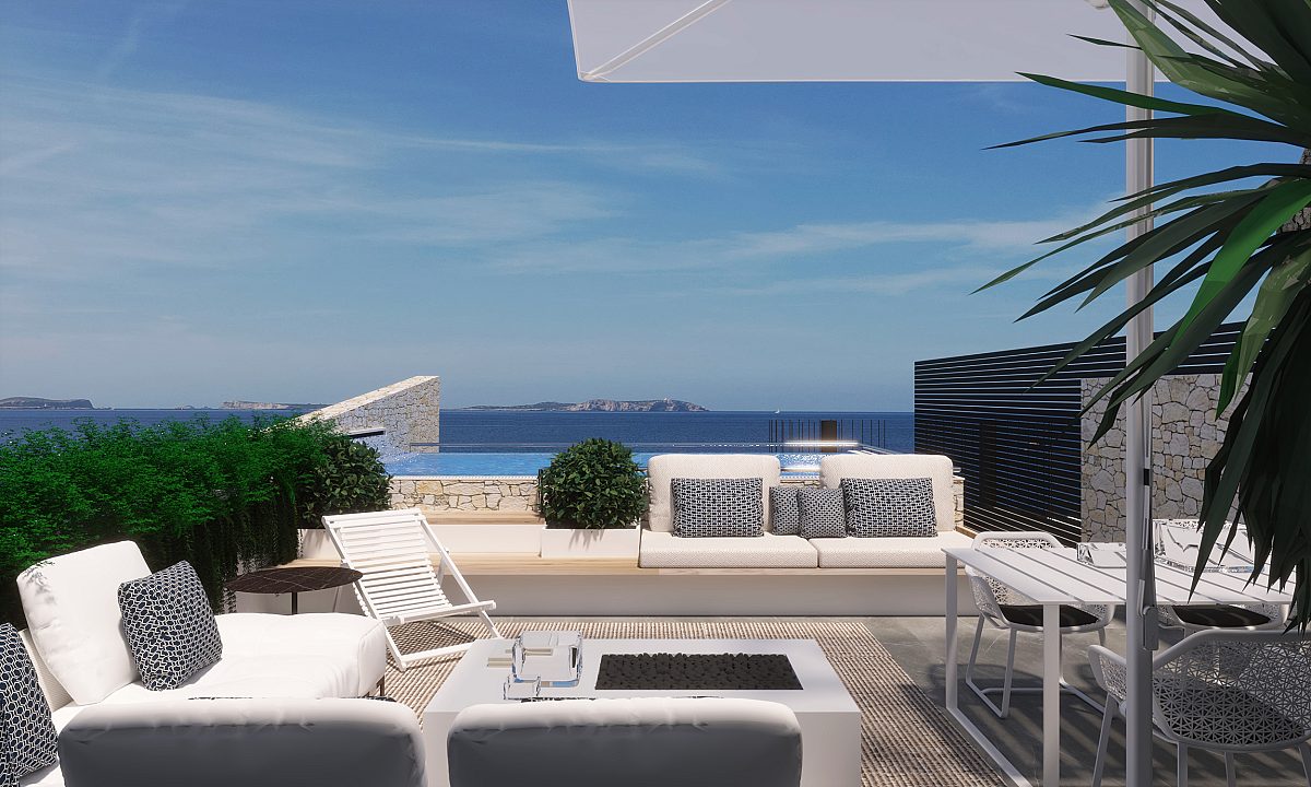 New-build penthouse in frontline sea location - 1