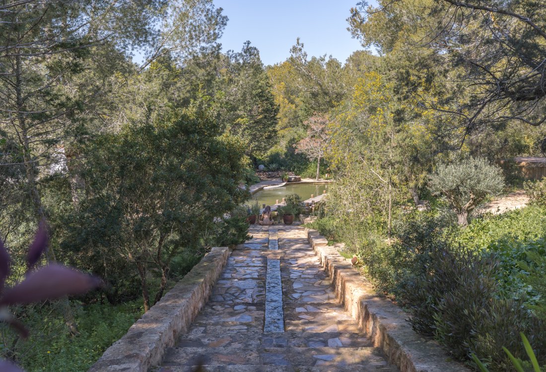 Antique ibicenan finca with guesthouse and lush gardens - 24