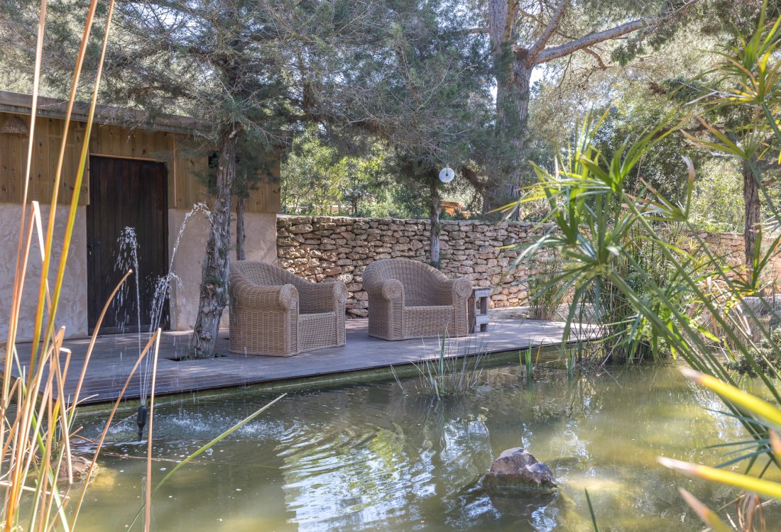 Antique ibicenan finca with guesthouse and lush gardens - 13