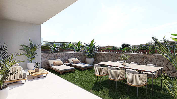 Neubau Penthouse im Zentrum mit mediterranem Design - 6